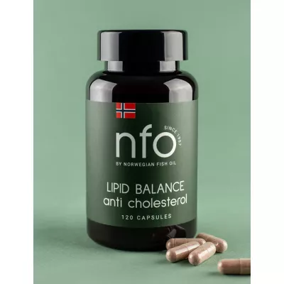 挪威野生魚油丸 NFO® Omega-3 1000mg 60粒膠囊 + NFO® 降脂平衡 - 抗膽固醇 120粒膠囊 套裝
