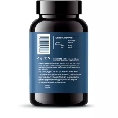 挪威野生魚油丸 NFO® Omega-3 1000mg 60粒膠囊 + NFO® 降脂平衡 - 抗膽固醇 120粒膠囊 套裝
